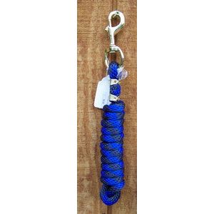 Lead Rope - 8 Foot Poly (Royal/Black)