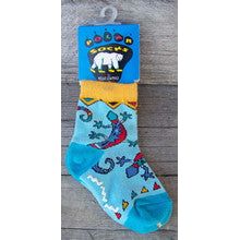 Infant Socks (Size 12-24 Month) - Desert Lizard
