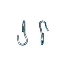 English Curb Hooks - Nickel Plated