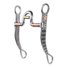 Bit - Bob Avila Sunflower Shank w/Spoon Port and Roller