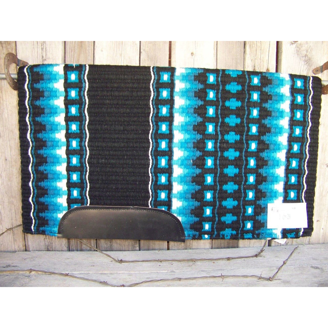 Custom Domino Show Blanket - 40x34 (Black Base) #103