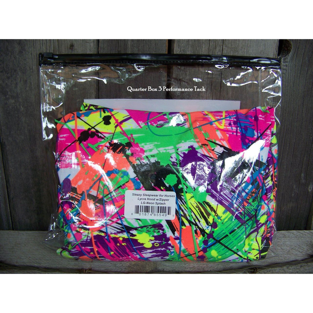 Sleazy Sleepwear - Hood w/Zipper (Large - Neon Splash)