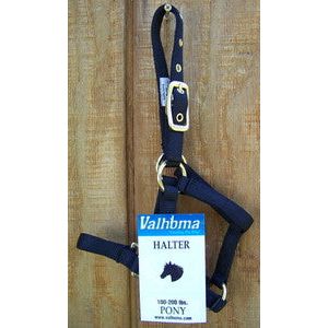 Halter - Valhoma Premium Nylon Halter (Weanling - Black)