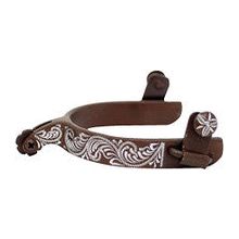 Spurs - Antique Engraved Roper 3/4" Band, 1" Shank