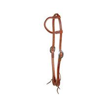 Headstall - Berlin Leather One Ear Harness Leather w/SS Hardware