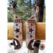 Spurs - Engraved Antique Stars (Mens)