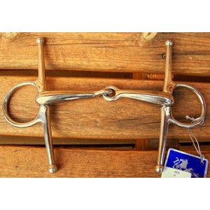 English Bit - Full Cheek Hollow Mouth Snaffle (5")