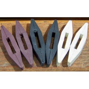 Rein Stops - Rubber (Pair) - White