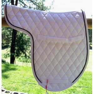 English Pad - Quilted Cotton with Black Trim