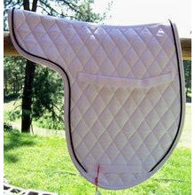 English Pad - Quilted Cotton with Black Trim