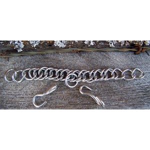 English Curb and Hooks - Stainless Steel