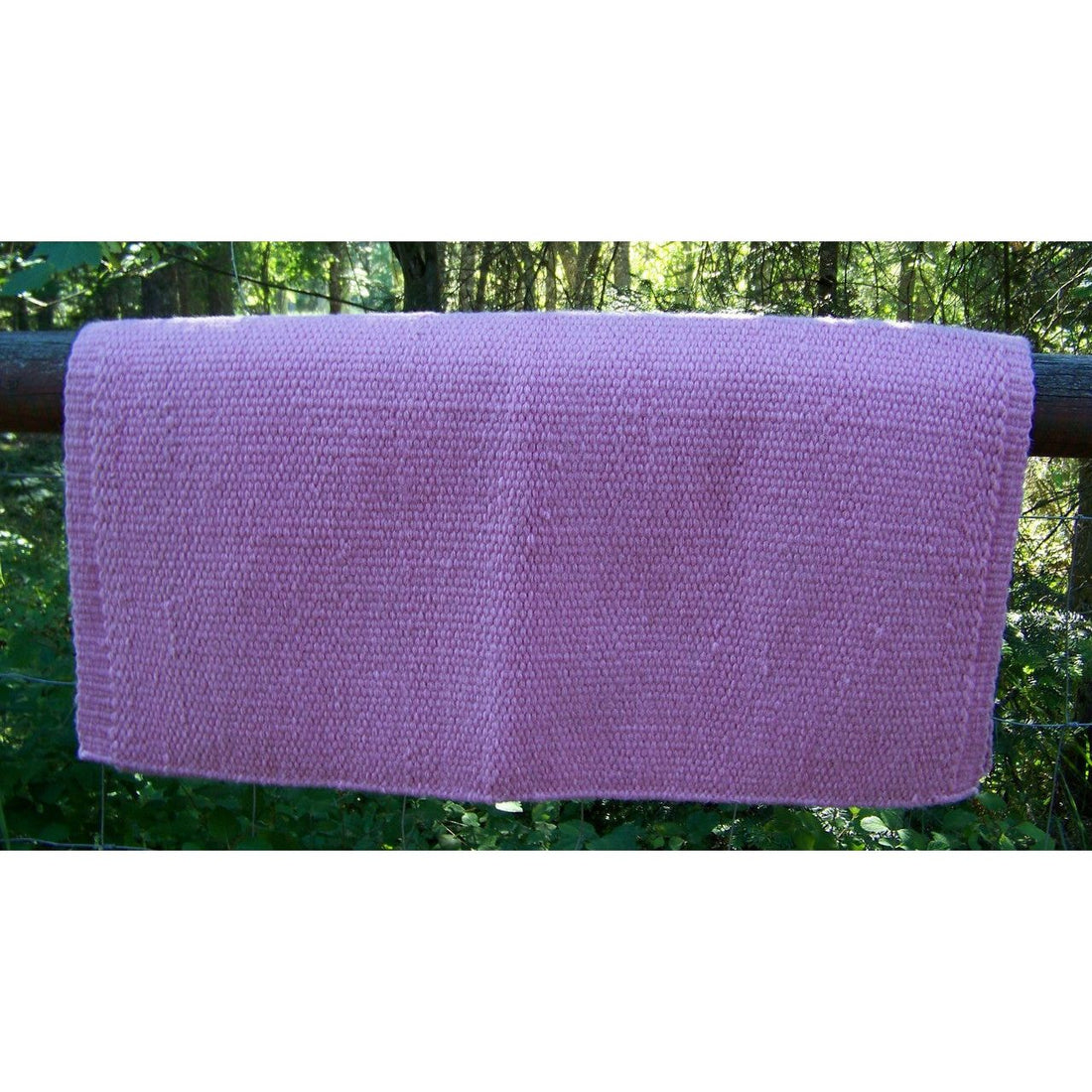 San Juan Solid Wool Show Blanket - 34 x 36 (Sweet Pink)