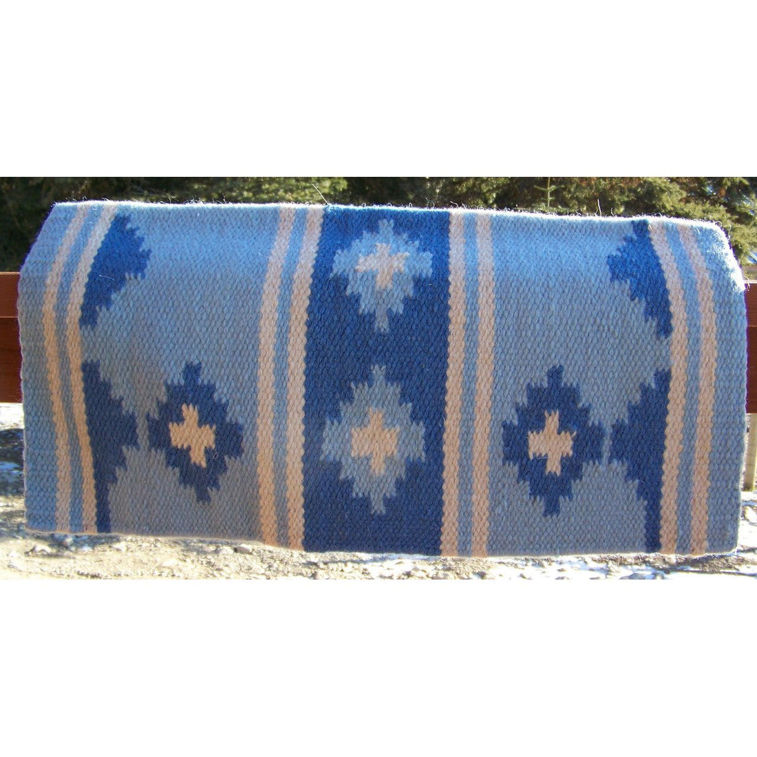 Pony Apache Show Blanket - 24 x 24 (Ice Blue) by Mayatex