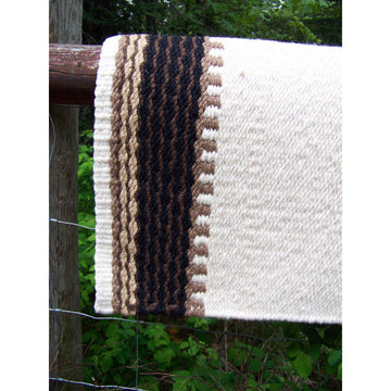 Cowtown Show Blanket - 36x34 (Cream/Chestnut/Fawn/Black) by Mayatex