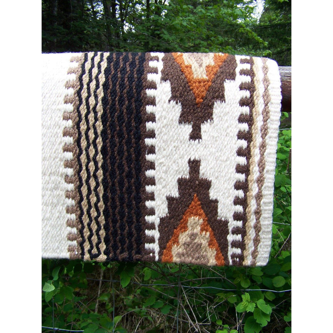Cowtown Show Blanket - 36x34 (Cream/Chestnut/Fawn/Black) by Mayatex