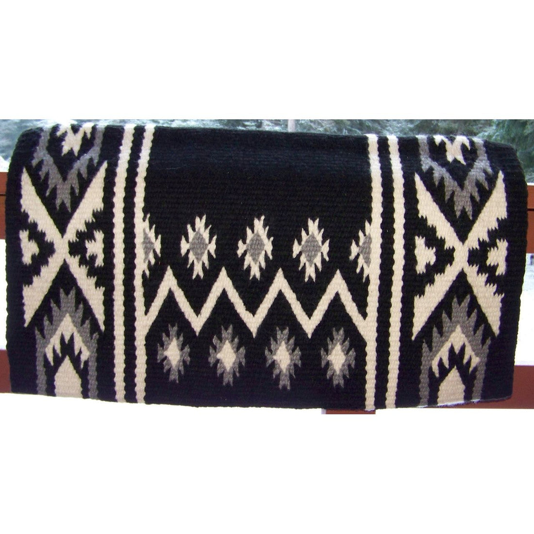 Phoenix Show Blanket - 38x34 (Black Base/Gray Accents)