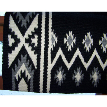 Phoenix Show Blanket - 38x34 (Black Base/Gray Accents)