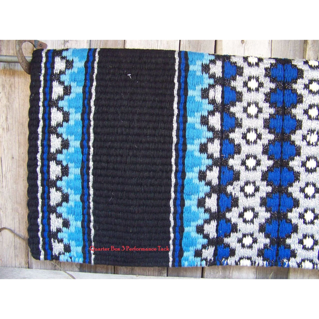 Starlight Show Blanket - 40x34 (Black/Malibu/Niagra/Gray) by Mayatex