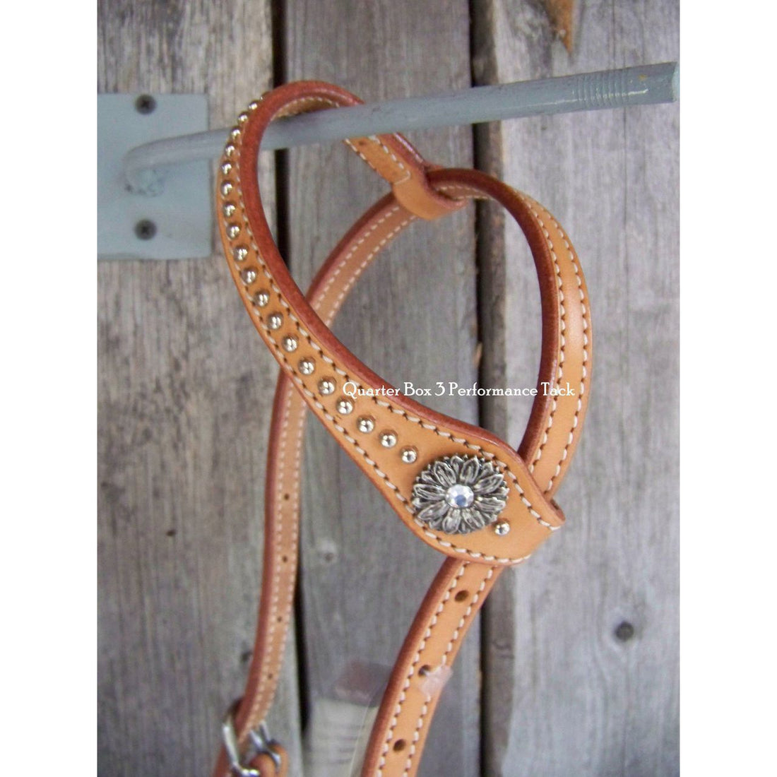 Headstall - Spotted Flare Cheek