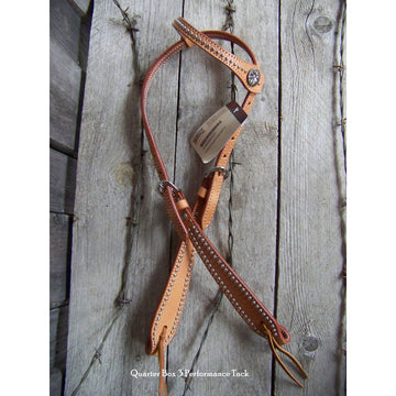 Headstall - Spotted Flare Cheek