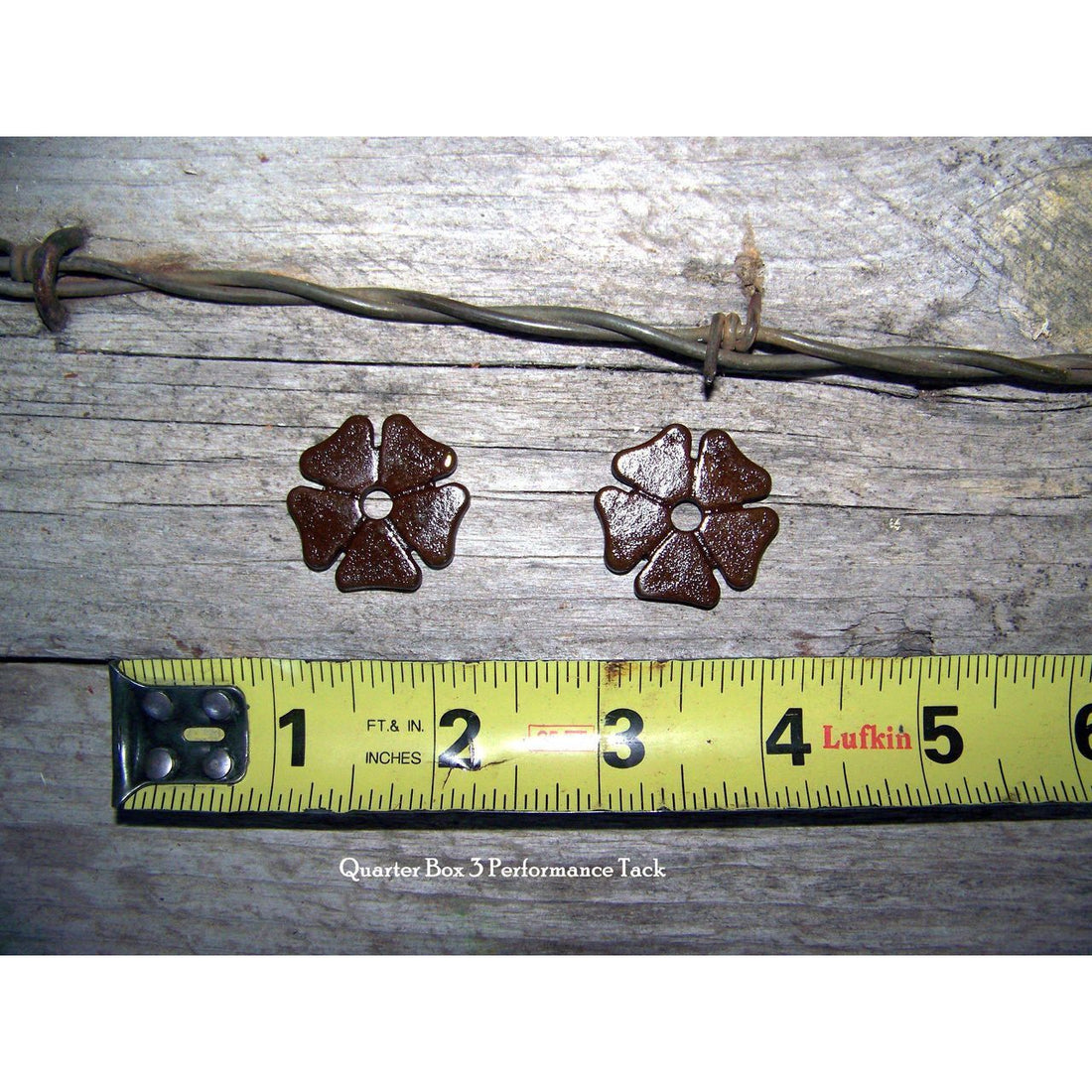 Rowels - 5 Point Cloverleaf - Antique (1 1/8") with Cotter and Pins