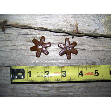 Rowels - 6 Point Blunt - Antique (1 1/4") with Cotter and Pins