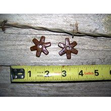 Rowels - 6 Point Blunt - Antique (1 1/4") with Cotter and Pins