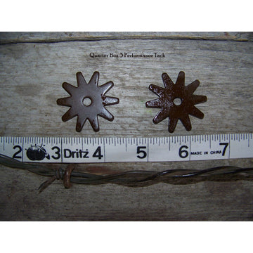 Rowels - 10 Point - Antique (1 1/2") with Cotter and Pins