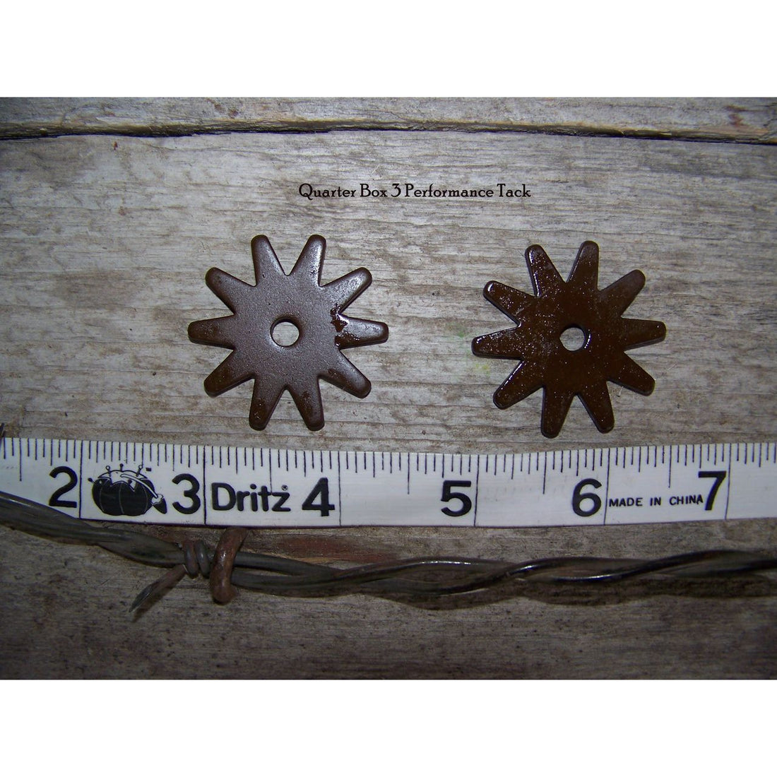 Rowels - 10 Point - Antique (1 1/2") with Cotter and Pins