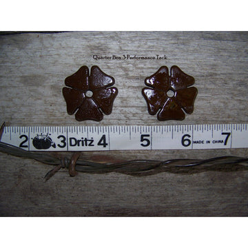 Rowels - Antique Clover Leaf (1 3/8") with Cotter and Pins