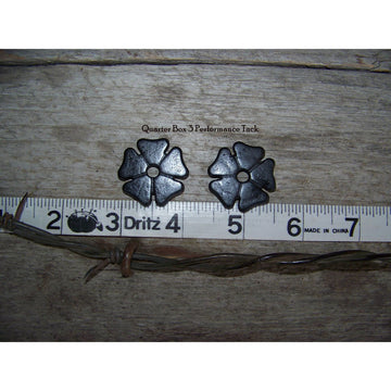 Rowels - Black Clover Leaf (1 1/8") with Cotter and Pins