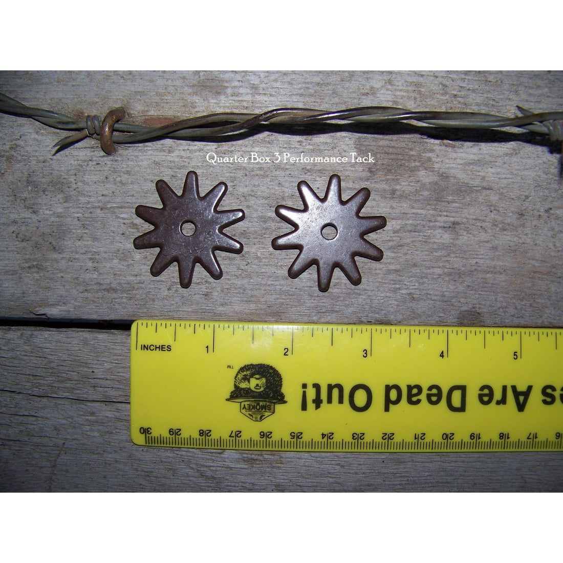 Rowels - 10 Point - Antique Star (1 1/2") with Cotter and Pins