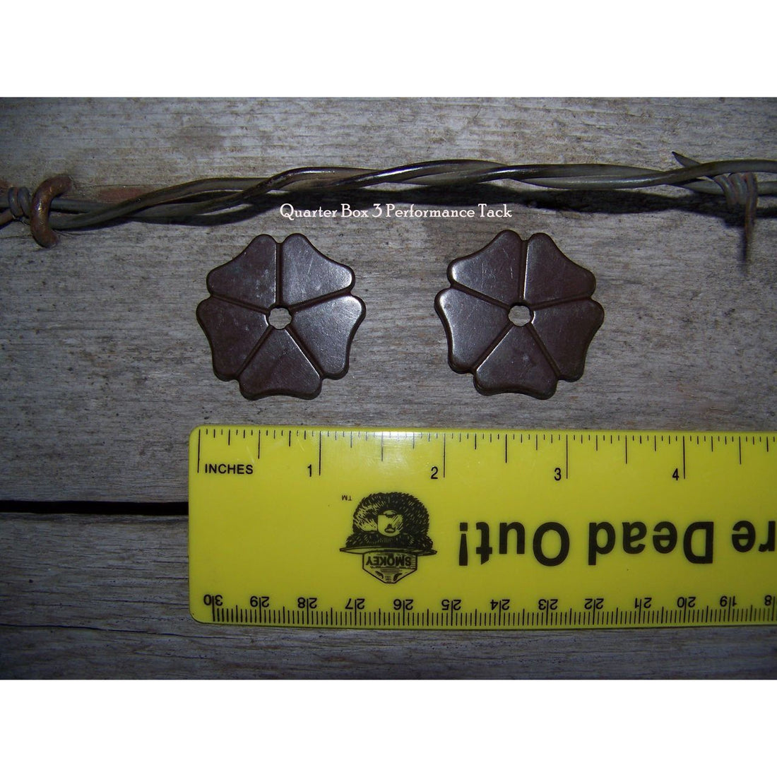 Rowels - 5 Point - Clover Leaf (1 3/8") with Cotter and Pins