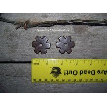 Rowels - 6 Point -Blunt Star (1 1/4") with Cotter and Pins