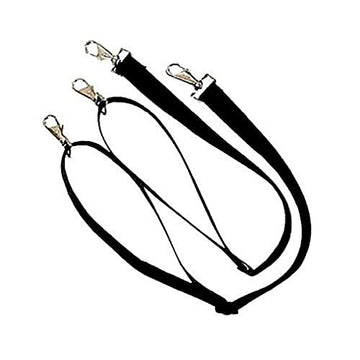 Replacement Leg Straps (Pair) - Black Elastic