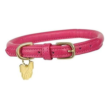 Dog Collar - Digby & Fox Rolled Leather (Assorted Colors)