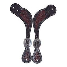 Spur Straps - Black Floral (Pecos - Mens)