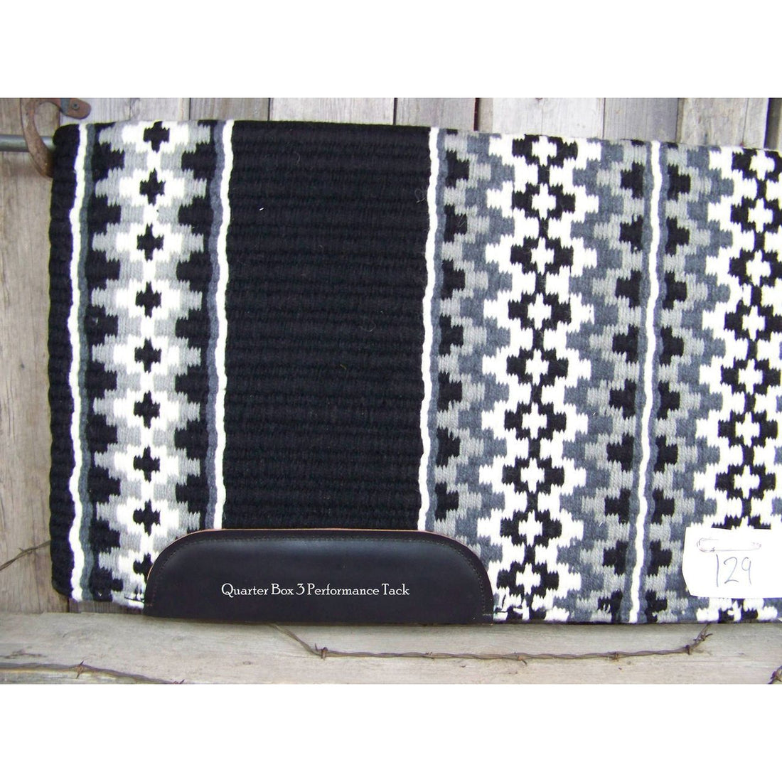 Custom Luxe Show Blanket - 40x34 (Black Base)