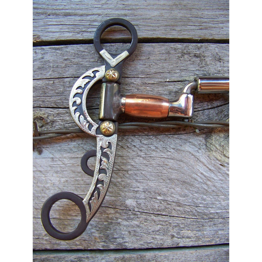 Bit - Antique Brown Argentine with Articulated Port