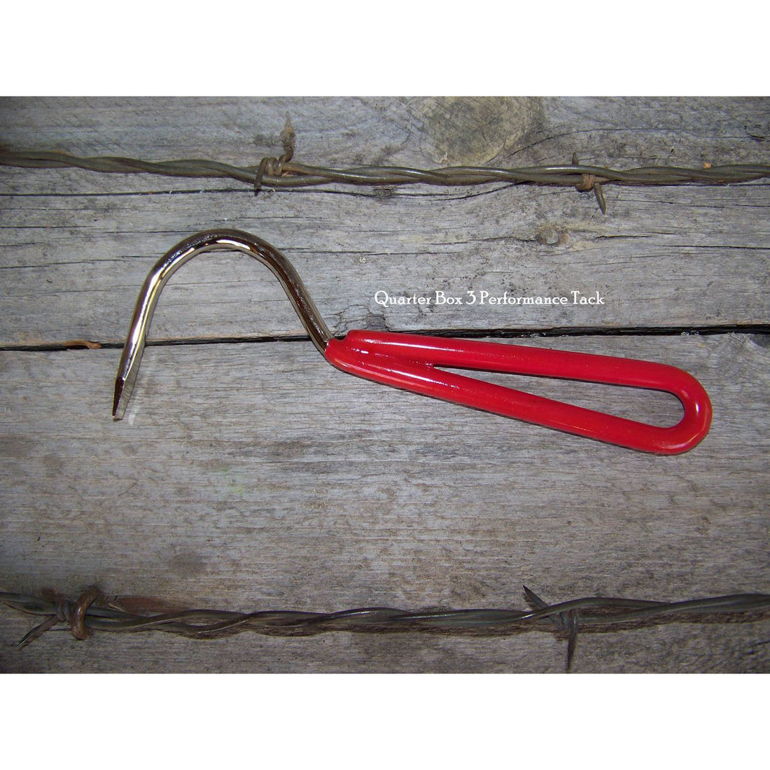 Hoof Pick - Large Vinyl Handle (Red)