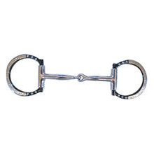 Bit - Black Satin Trims & Dots Dee Snaffle