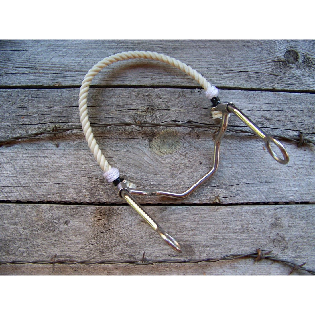 Hackamore - Stainless Steel Quick Stop with Rope Noseband