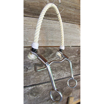 Hackamore - Stainless Steel Quick Stop with Rope Noseband