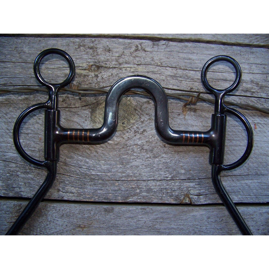 Bit - Black Steel Loomis Shank with Spoon Port