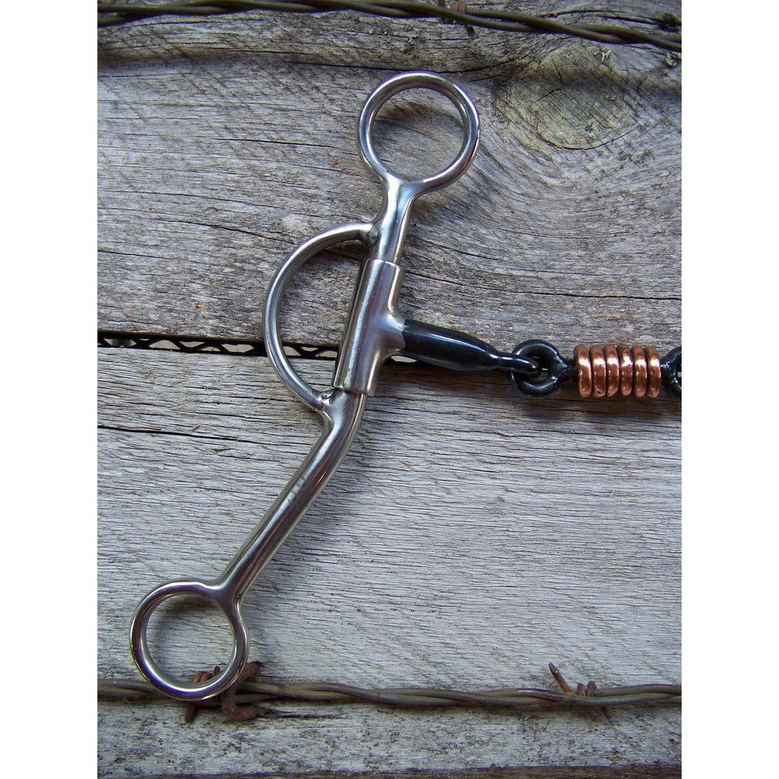 Bit - SS Training s/SI Mouth, Copper Roller Dogbone