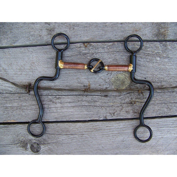 Bit - Black Steel Lifesaver with Copper Wrapped Bars
