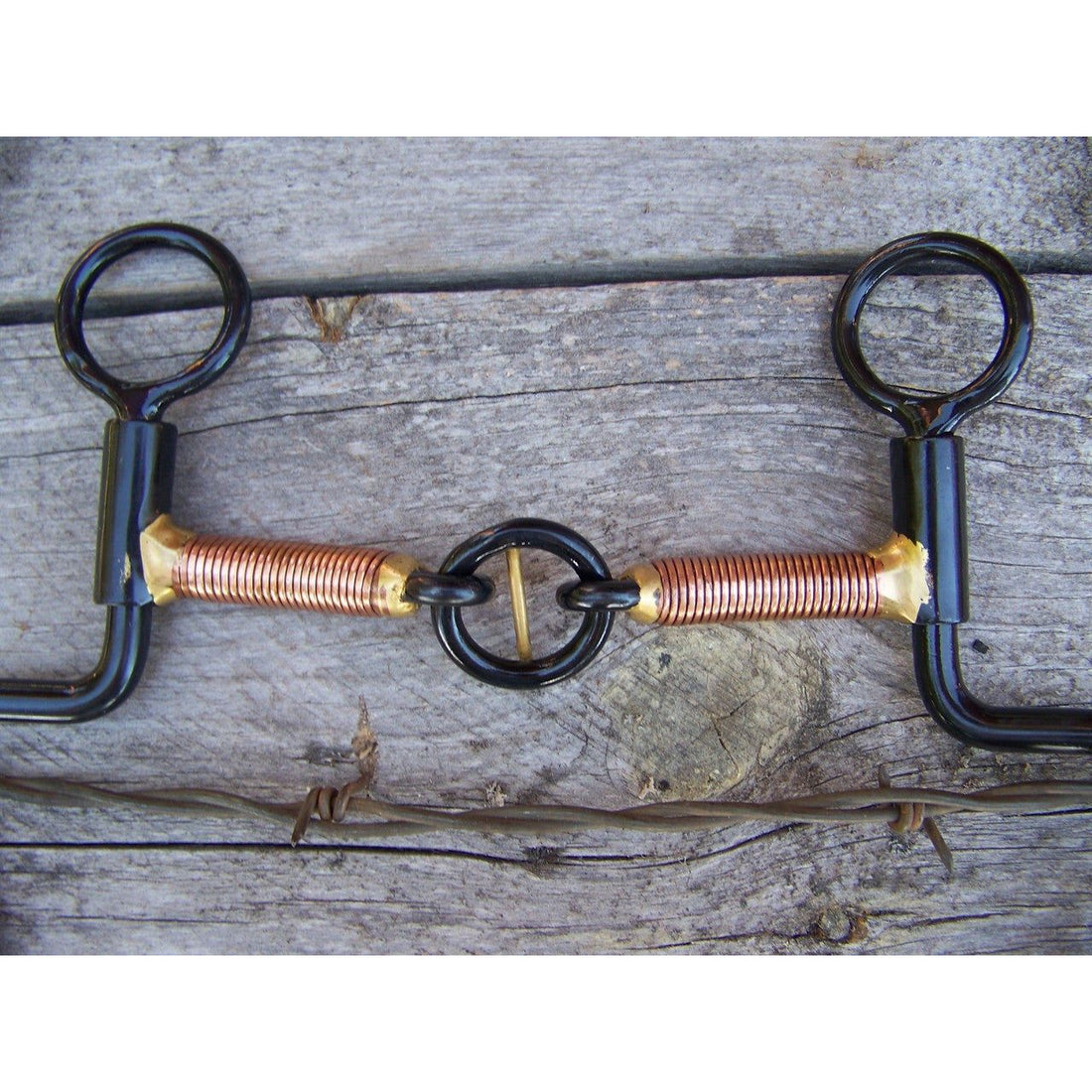 Bit - Black Steel Lifesaver with Copper Wrapped Bars
