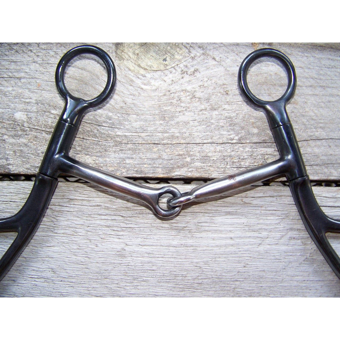 Bit - Black Satin Black Steel Snaffle