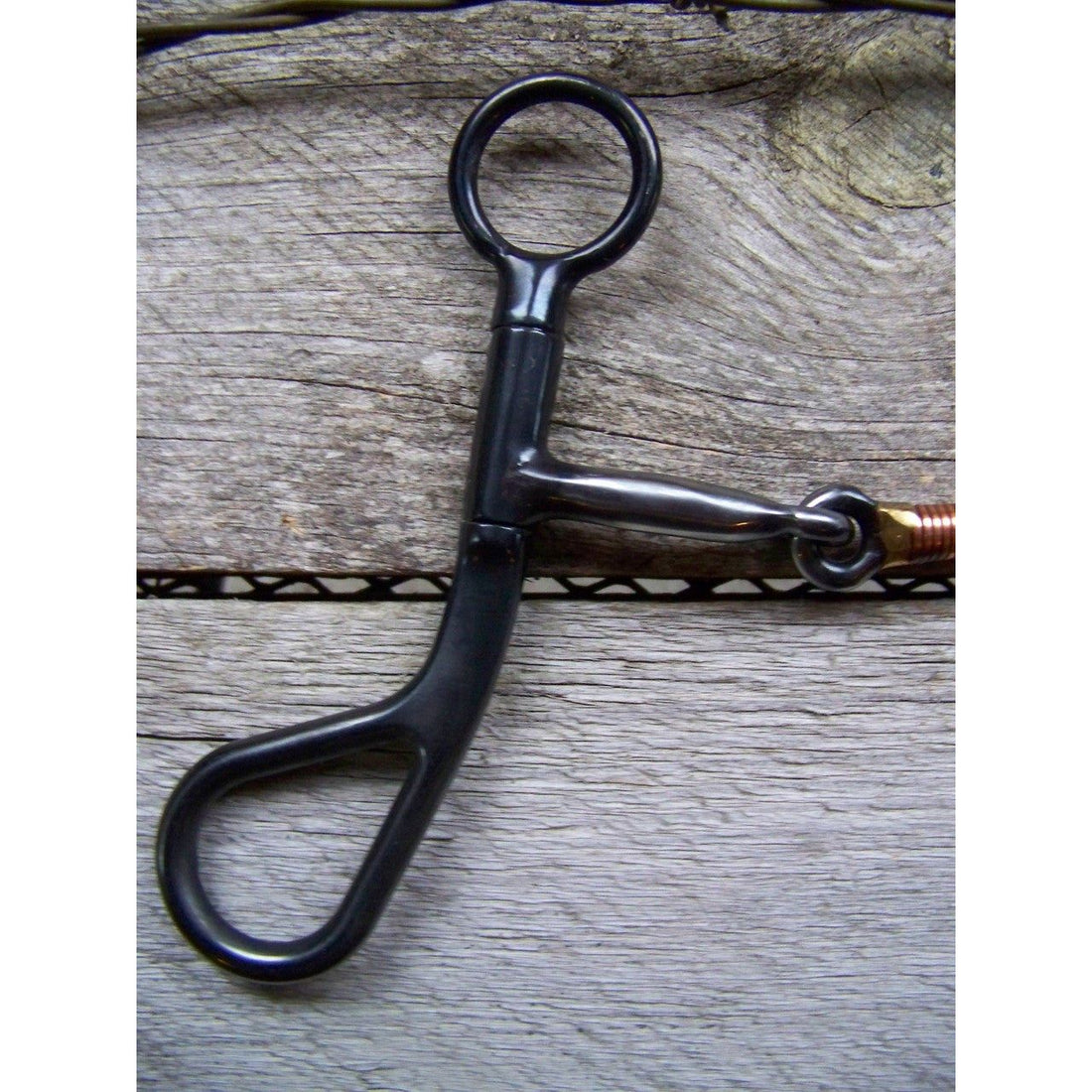 Bit - Black Satin 3-Piece Cooper Wrap Dog Bone Colt Bit