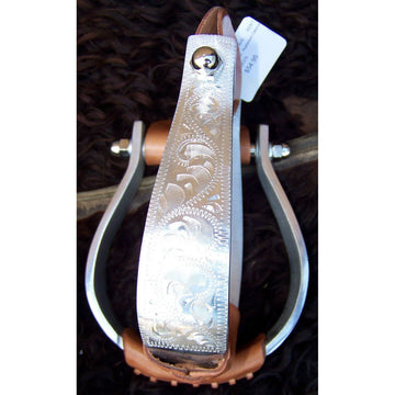 Stirrups - 1.5" Engraved Aluminum Oxbow